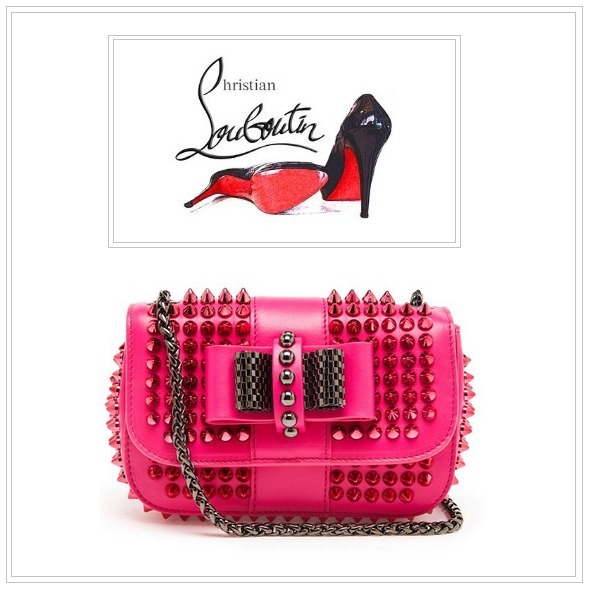 新作 Christian Louboutin ルブタン バッグ コピー Christian Louboutin Sweety Charity ピンク 1155107P074 送料無料